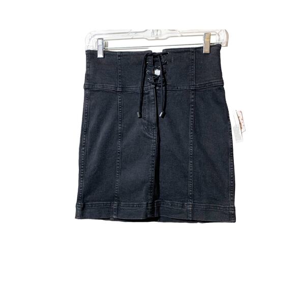 Free People Modern Femme Corset Skirt Sz 0 - Picture 1 of 13